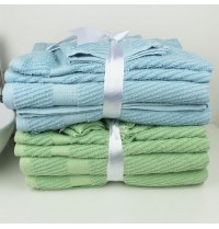 Supermarket New Cotton Towel Sets Three Pieces Suit (1 Bath Towel+1 Hand Towel+1 Washcloth)